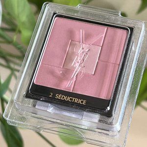Discontinued YSL  Heart of Light Powdered Blush Shade 2 Seductrice NEW